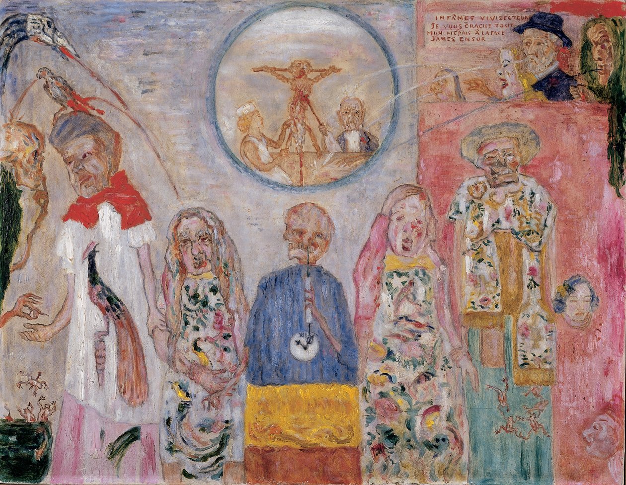 The Vile Vivisectors, c.1930 (olja på duk) av James Ensor