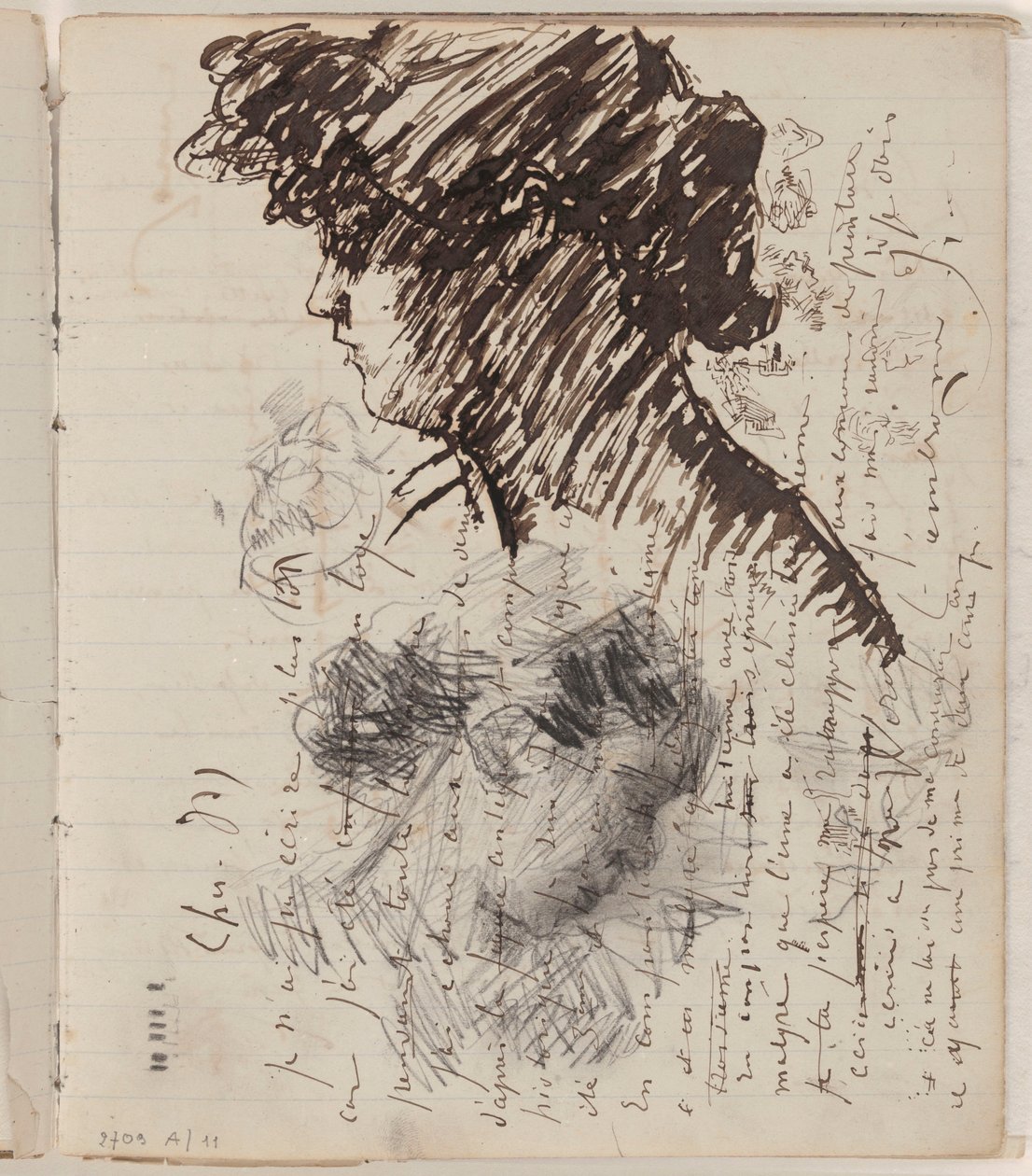 Två huvuden av James Ensor