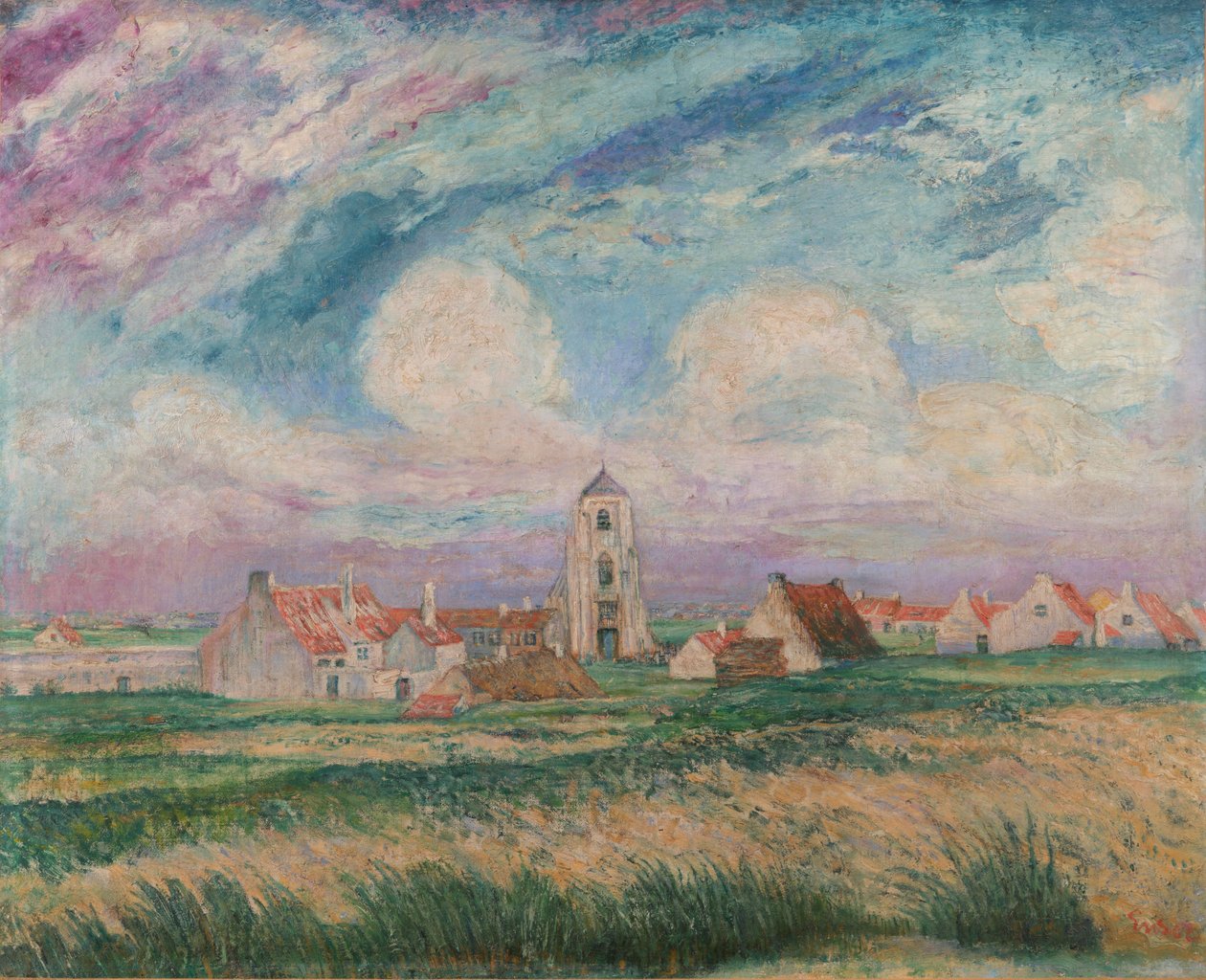 Utsikt över Mariakerke av James Ensor