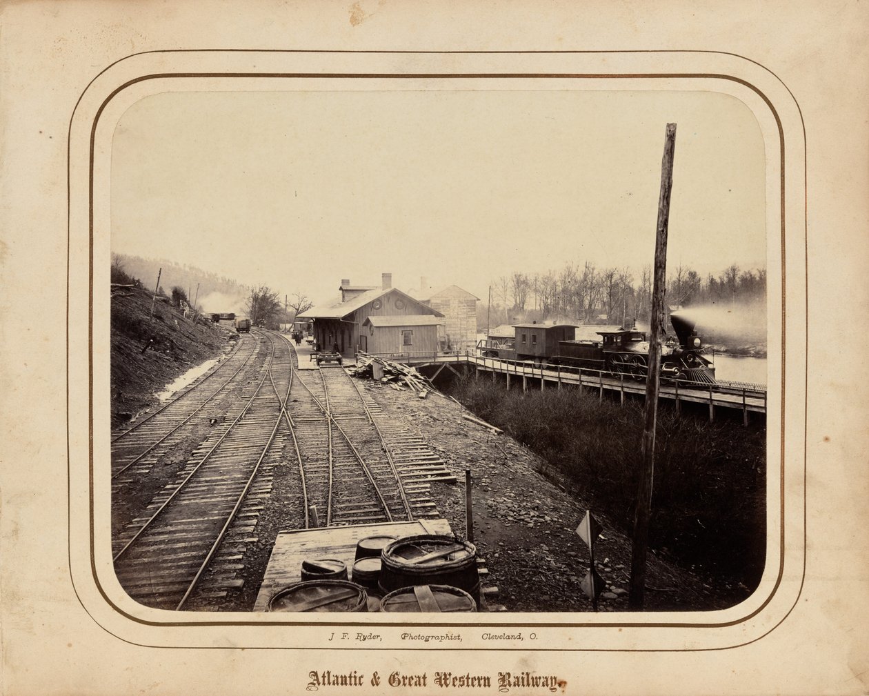 Atlantic  Great Western Railway,1862 (foto) av James F. Ryder