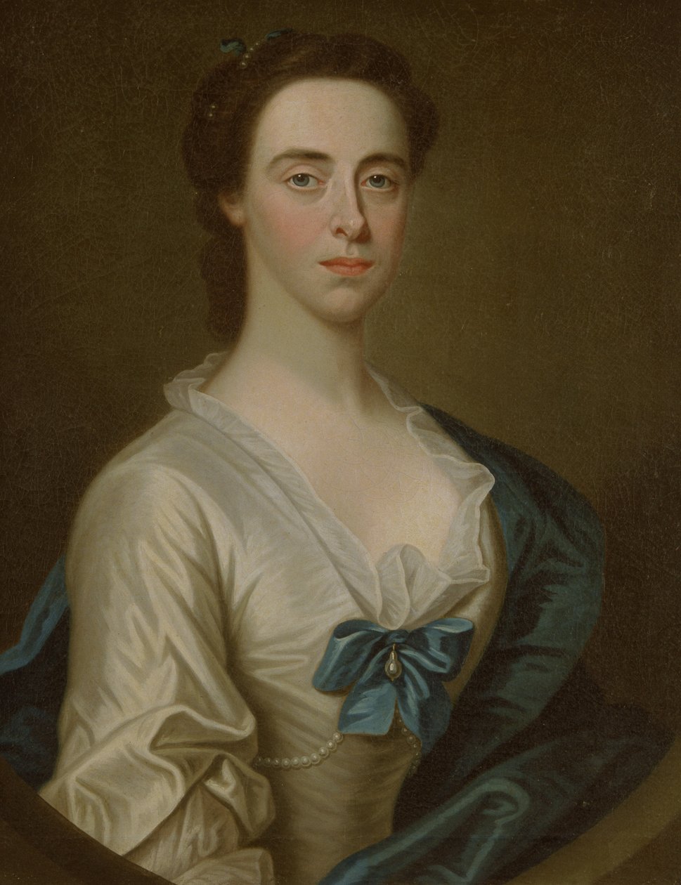 Anne Vaughan (olja på duk) av James Fellowes