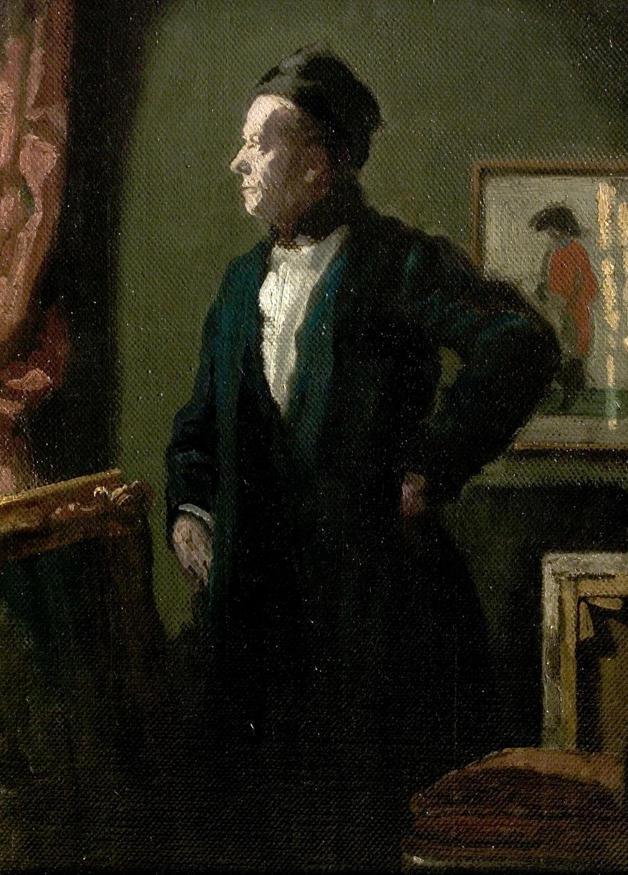 Självporträtt som "Scarron" av James Ferrier Pryde