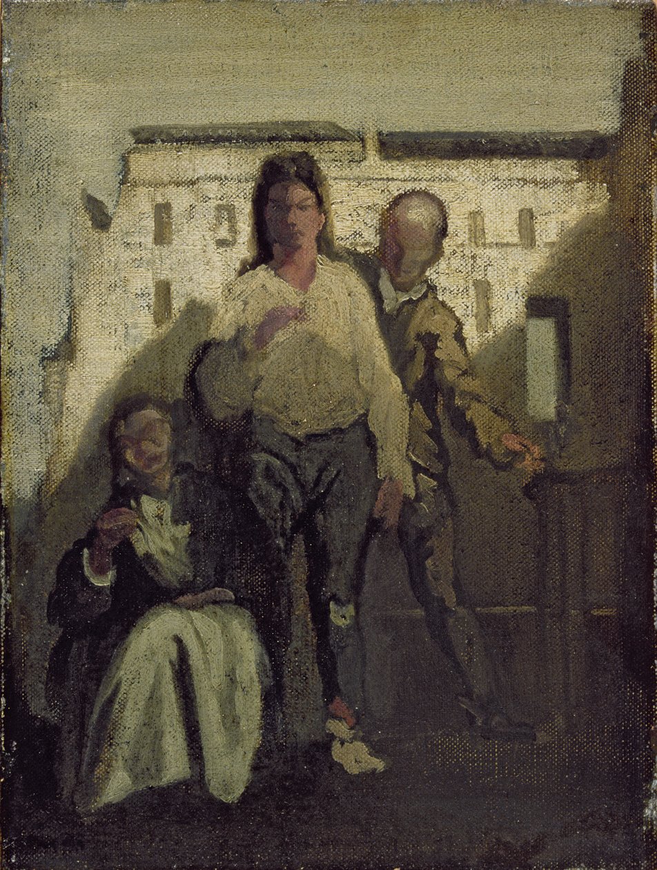 Cartouches tillfångatagande (1693-1721) (olja på duk) av James Ferrier Pryde