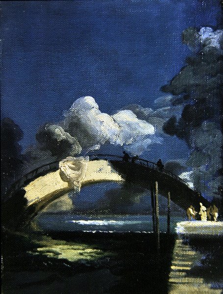 Venetianska bron av James Ferrier Pryde