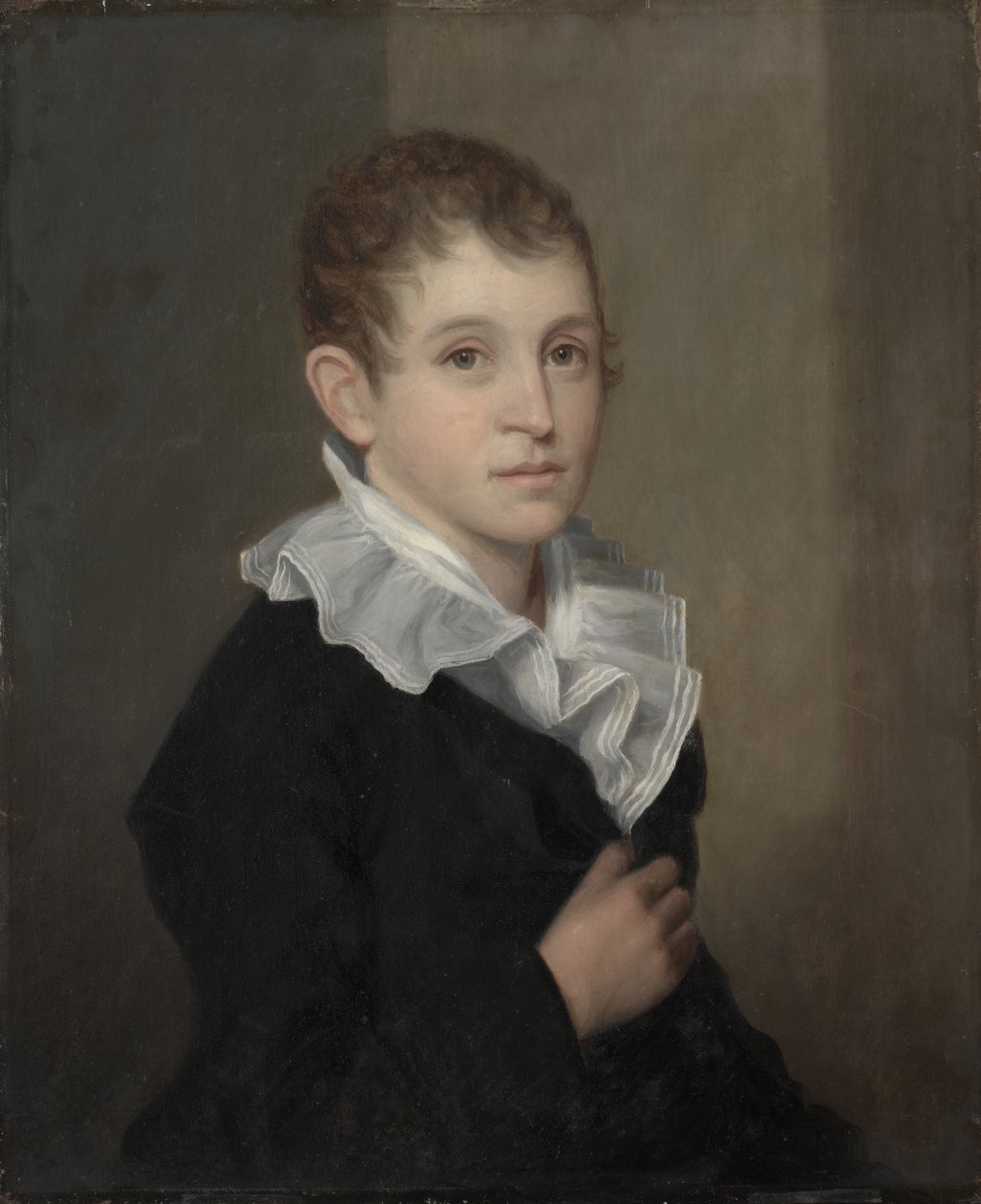 Samuel Barber Clark, ca. 1810 (olja på trä) av James Frothingham