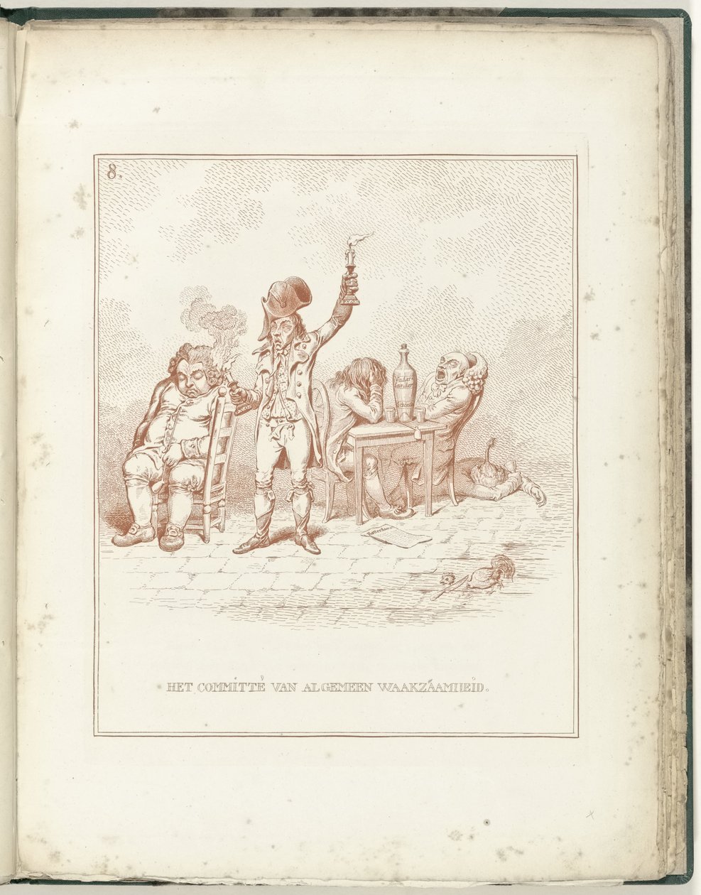 Kommittén för allmän vaksamhet, 1795 Kommittén för allmän vaksamhet (titel på objekt) Hollandia Regenerata (serietitel) av James Gillray (possibly)