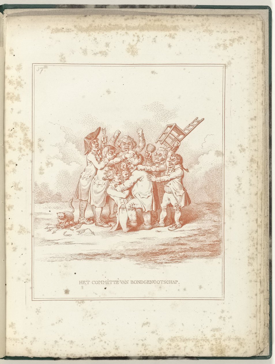 Allianskommittén, 1795 Allianskommittén (titel på objekt) Hollandia Regenerata (serietitel) av James Gillray (possibly)