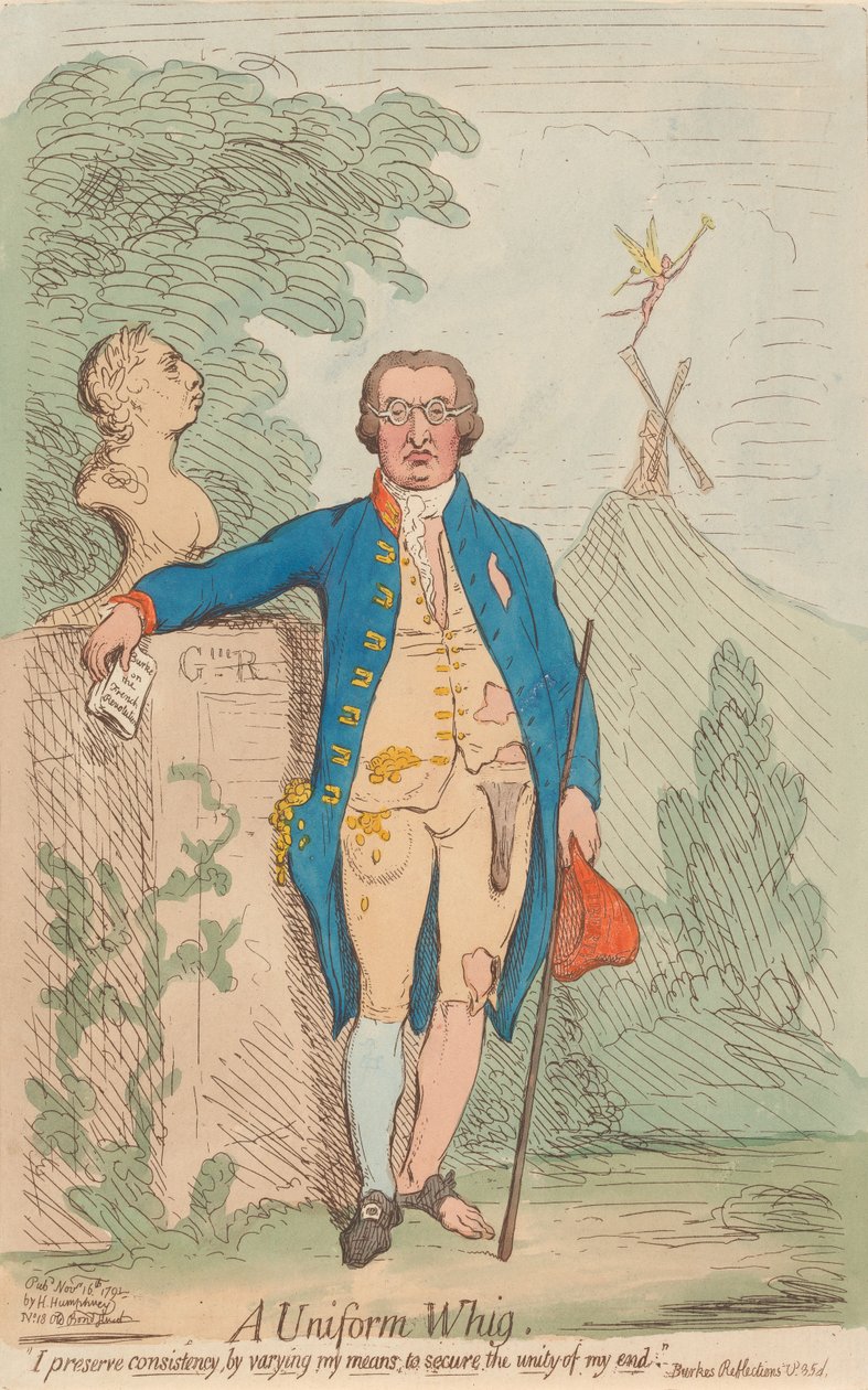 En typisk whig --- av James Gillray