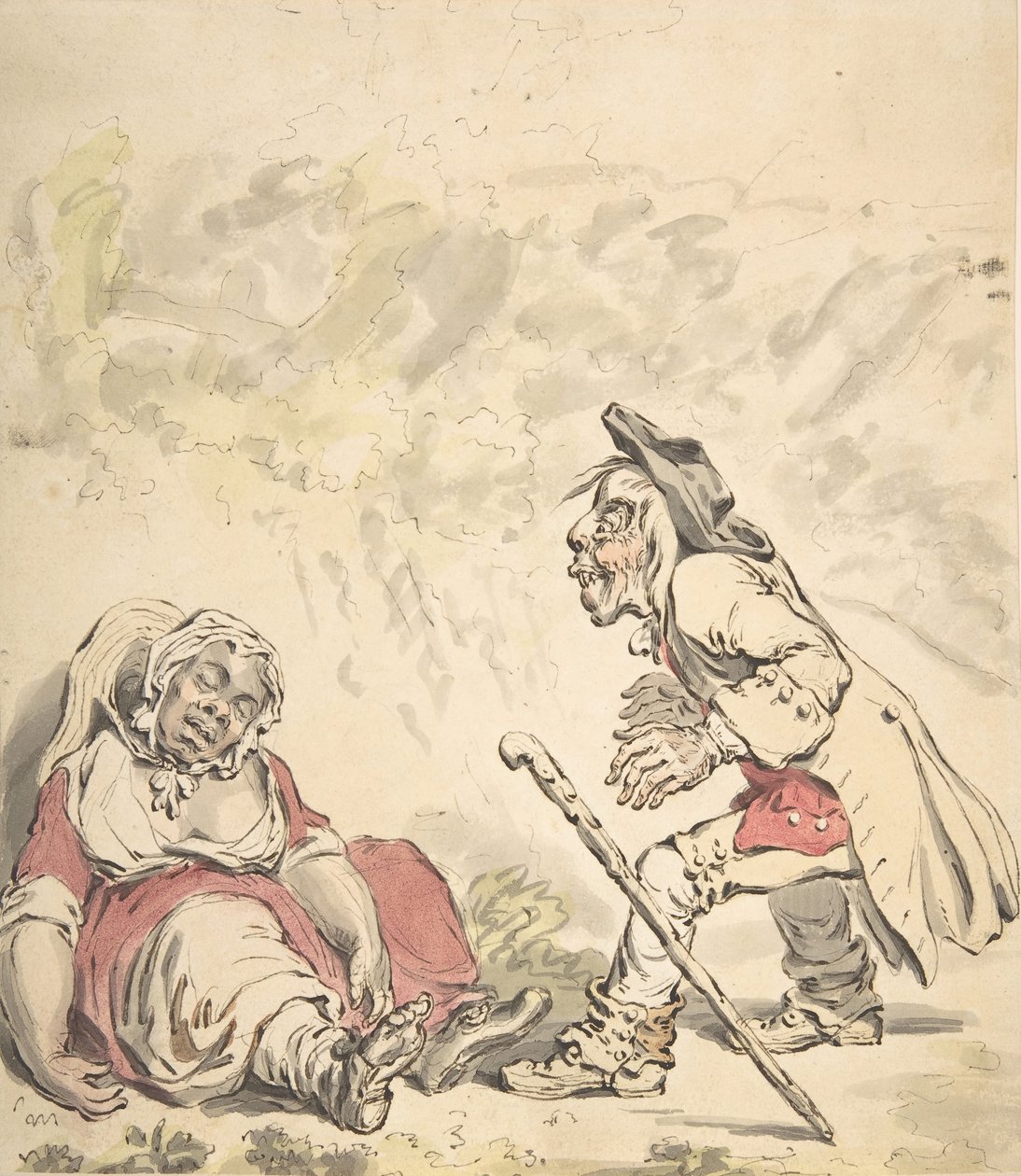 Cymon och Iphigenia, 1796. av James Gillray