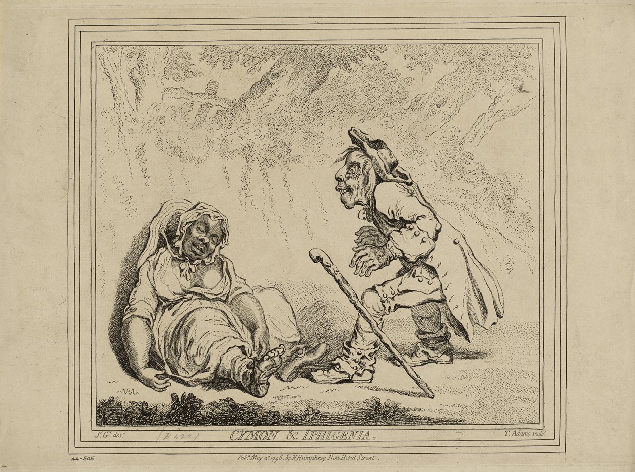 Cymon and Iphigenia, publicerad 2 maj av James Gillray