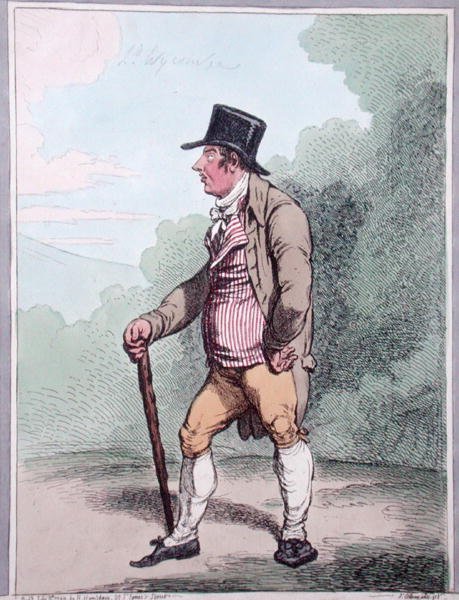 Elegance Democratique, publicerad av Hannah Humphrey 1799 (handfärgad etsning) av James Gillray