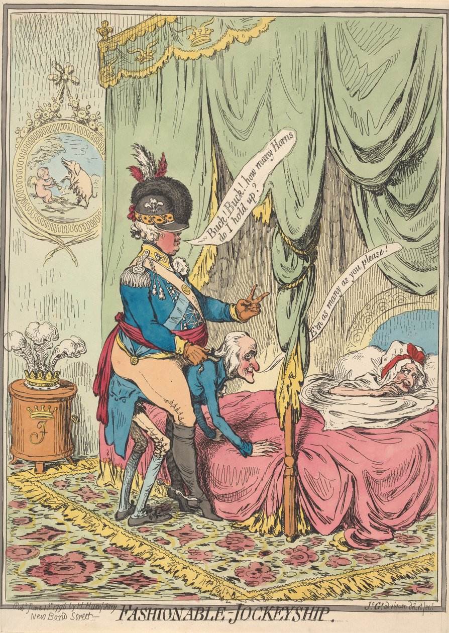 Trendigt – Jockeyship av James Gillray