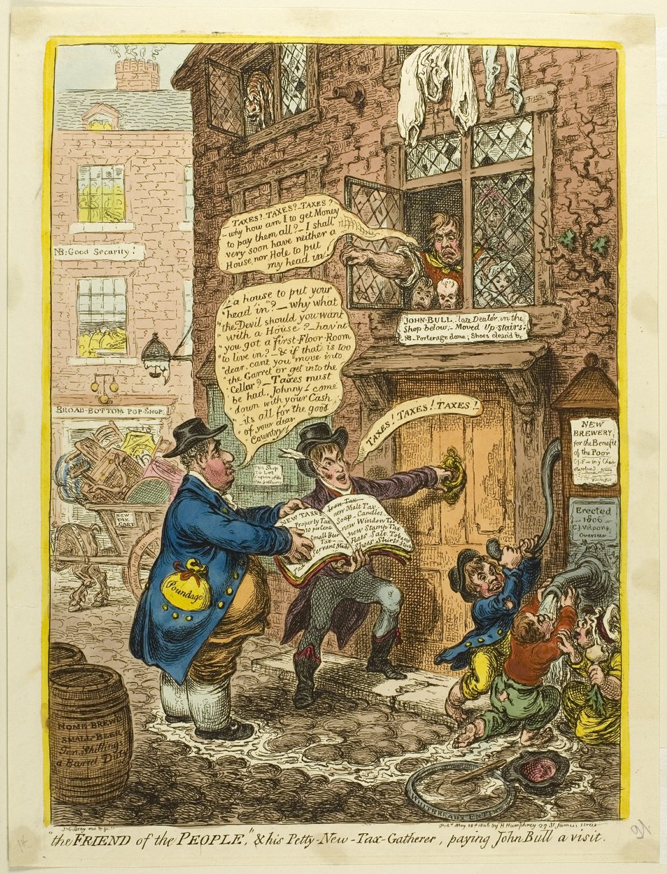 Vän av folket av James Gillray