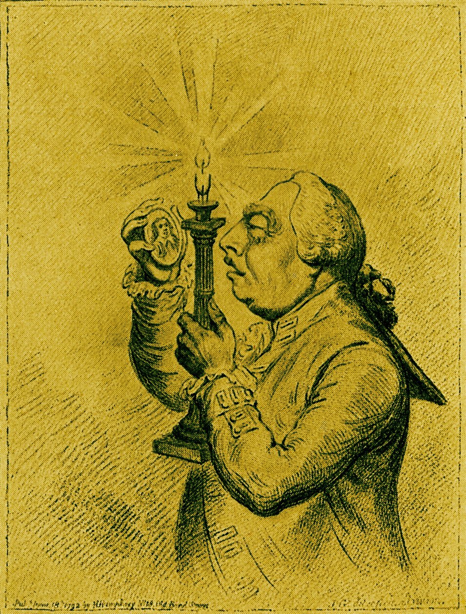 George III karikatyr av James Gillray av James Gillray