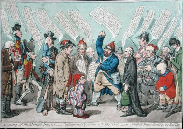 Meeting of the Monied Interest: Constitutional Opposition to 10 procent, eller John Bulls Friends alarm