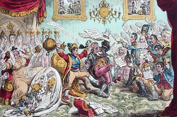 Nyheter från Kalabrien! Capture of Buenos Ayres, eller The Comforts of an Imperial Dejeune at St. Cloud