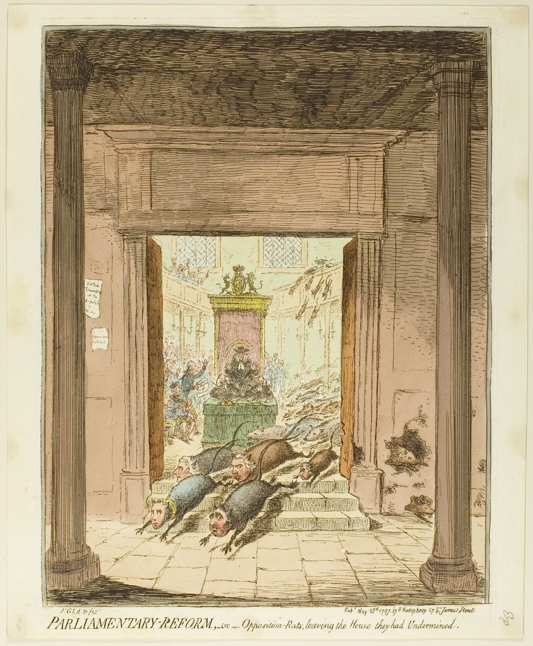 Parlamentarisk reform av James Gillray