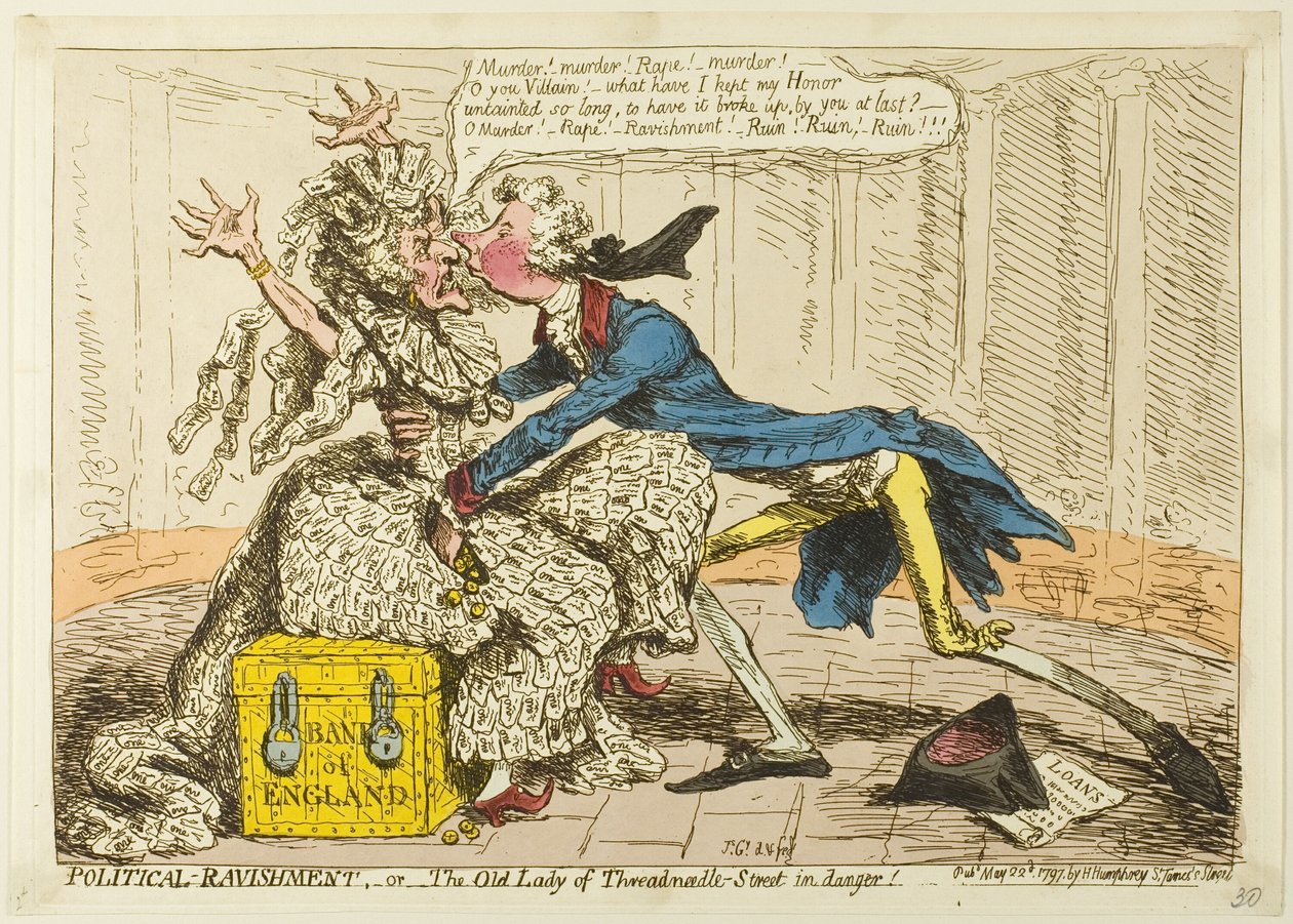 Politisk omvälvning av James Gillray