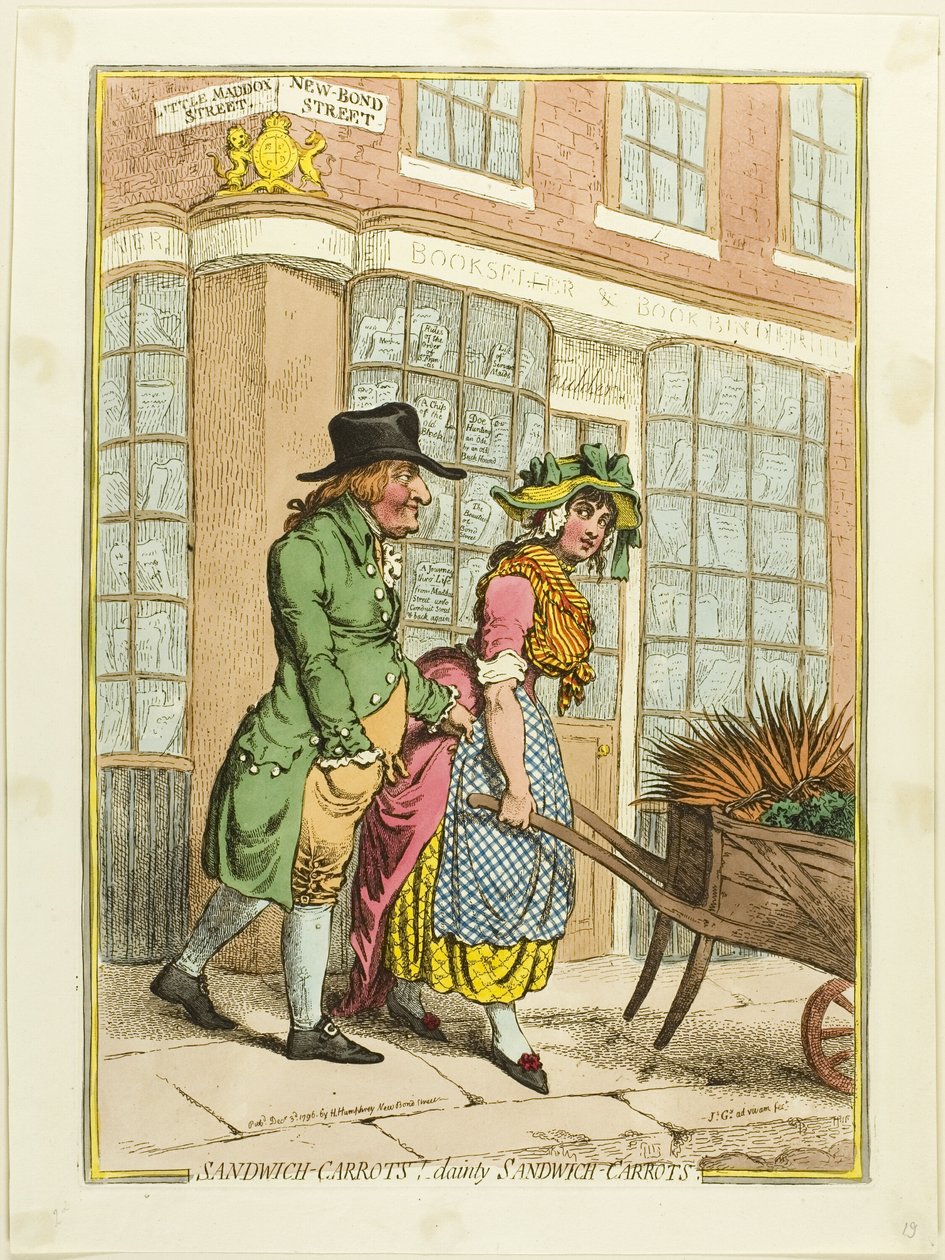 Smörgås-korötter!-Dessiga smörgås-korötter av James Gillray