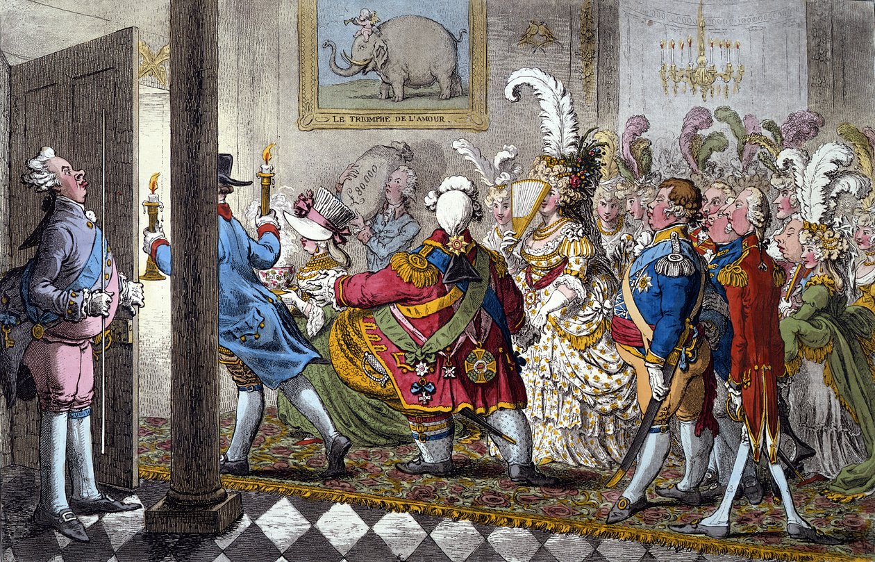 Bröllopsnatten av James Gillray