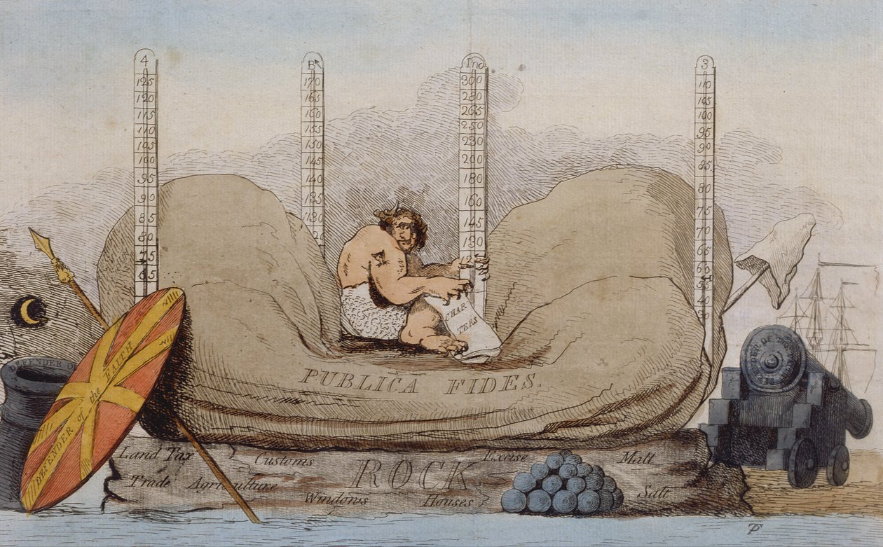 The Incubus 1784 (handfärgad etsning) av James Gillray
