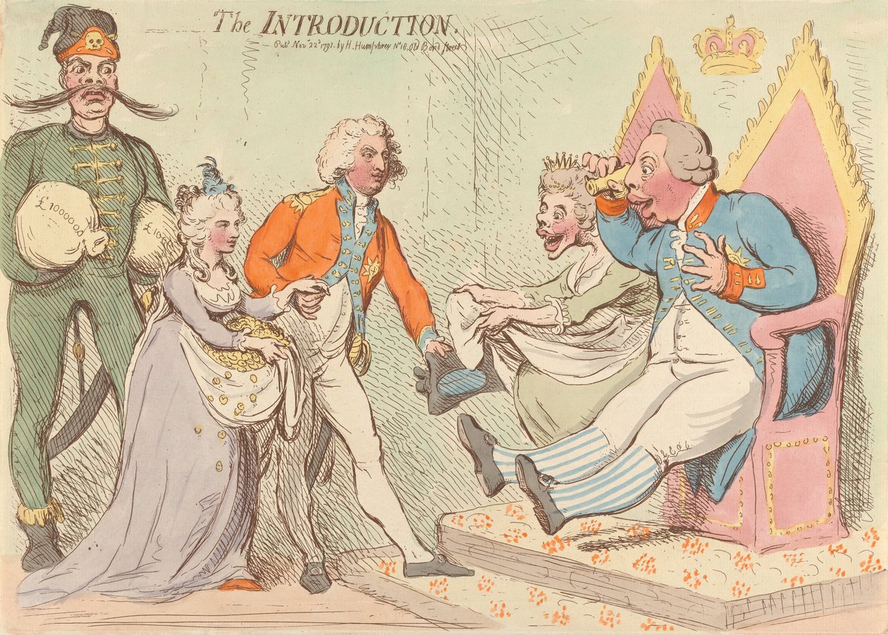 Inledningen av James Gillray