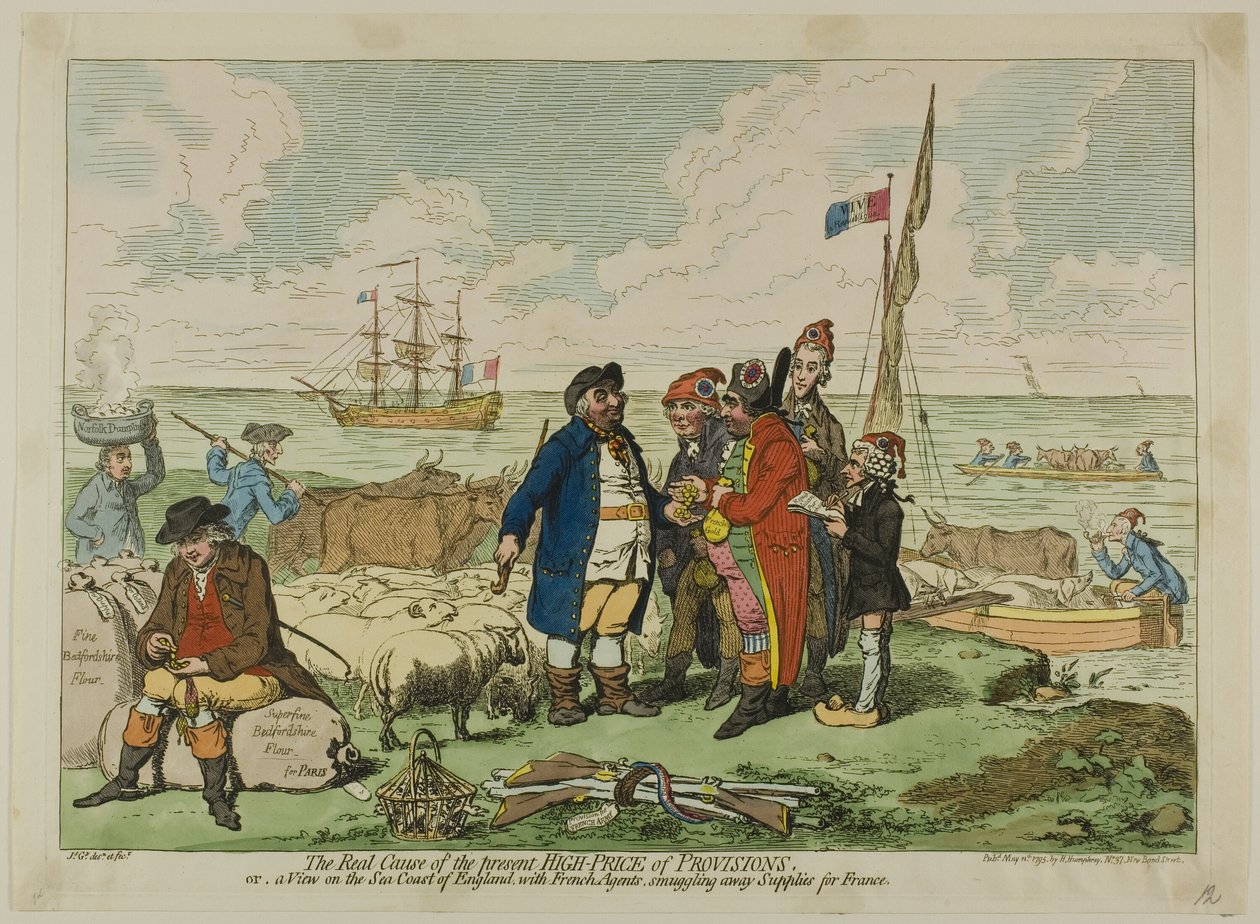 Den verkliga orsaken till det nuvarande höga priset på avsättningar av James Gillray