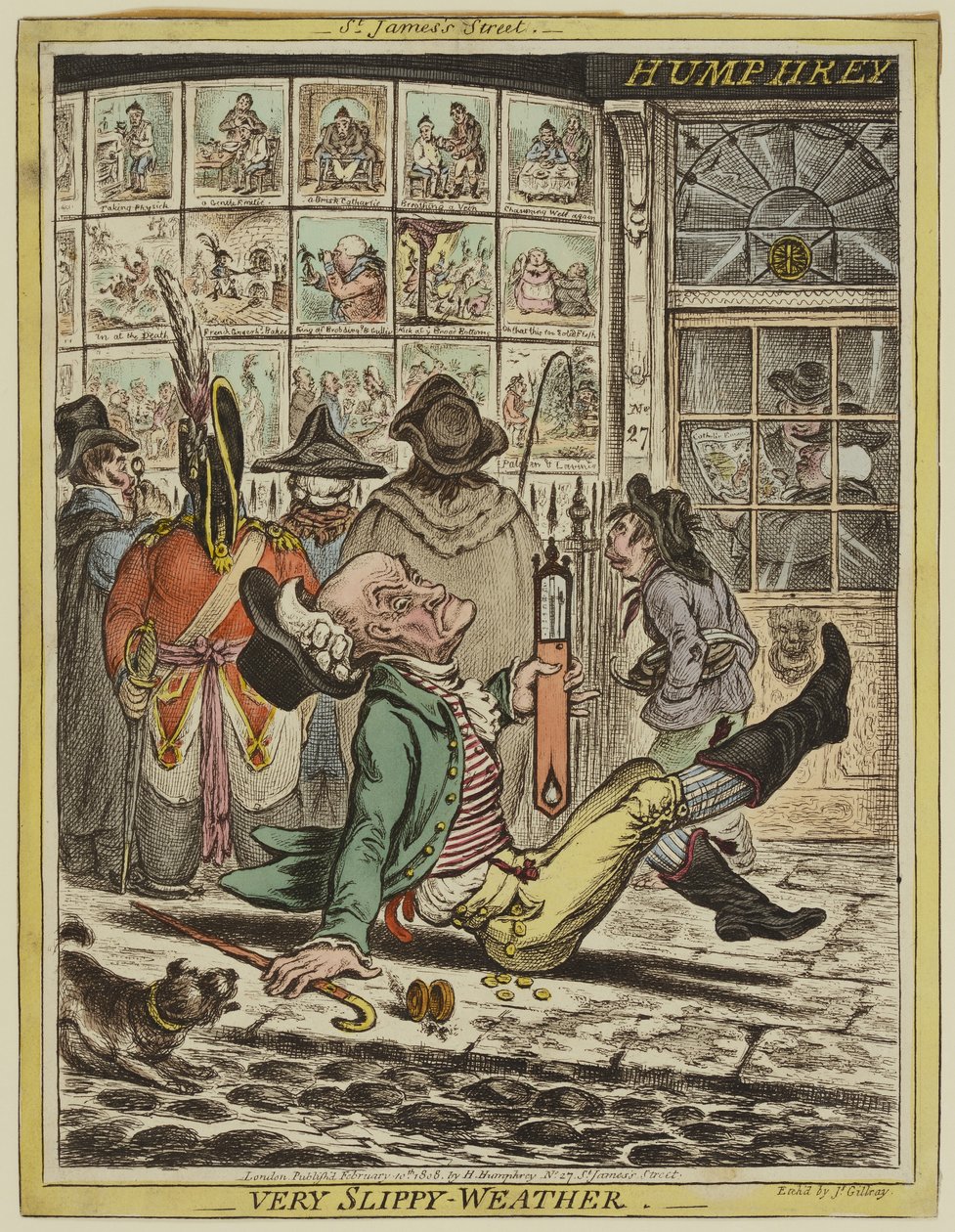 Mycket halt väder av James Gillray