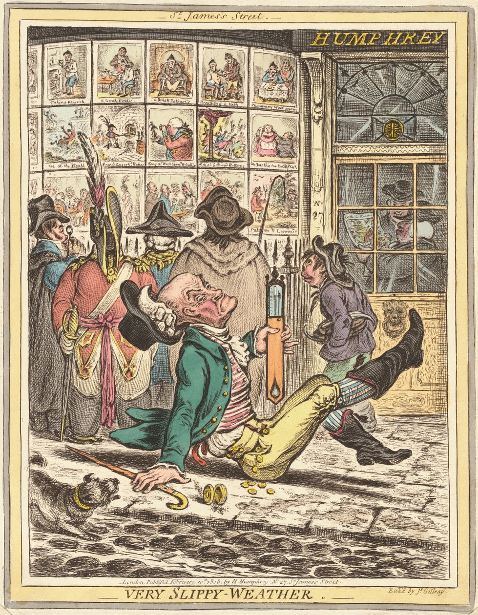 Mycket halt väder av James Gillray after Rev. John Sneyd