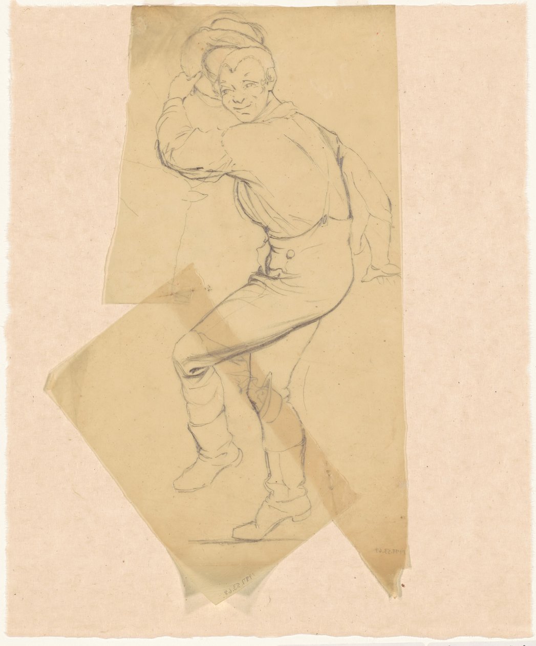 Studier för "Dance on a Stone Boat" och "In the Cornfield" av James Goodwyn Clonney