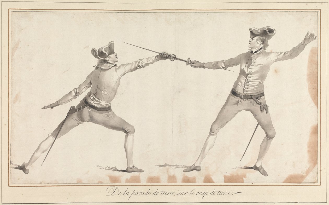 Från Parry of Tierce, på Coup de Tierce av James Gwin