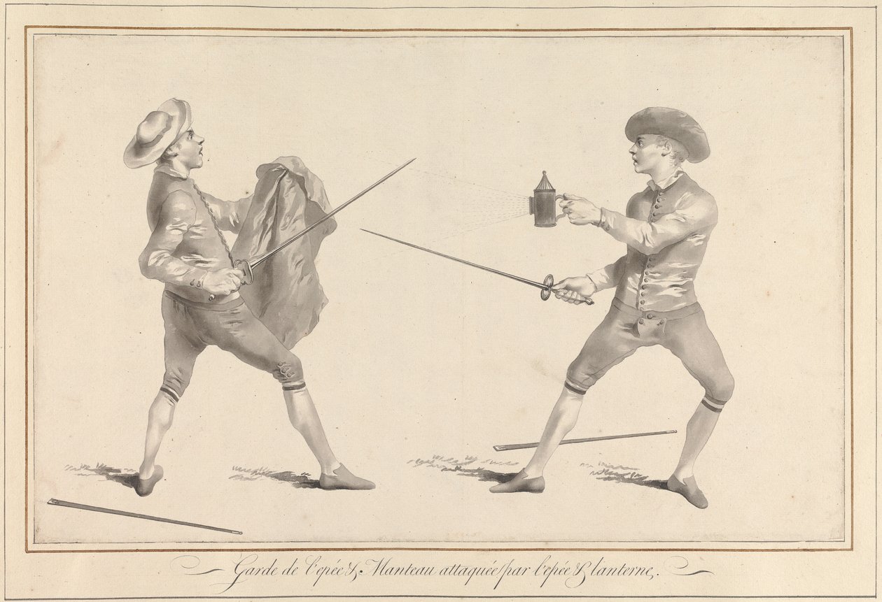 Sword & Cloak Guard attackerad av Sword & Lantern av James Gwin