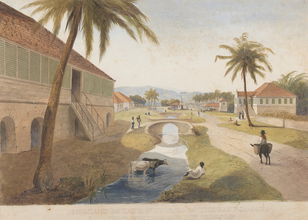 Holland Estate, St. Thomas i öst, Jamaica [En av ] av James Hakewill