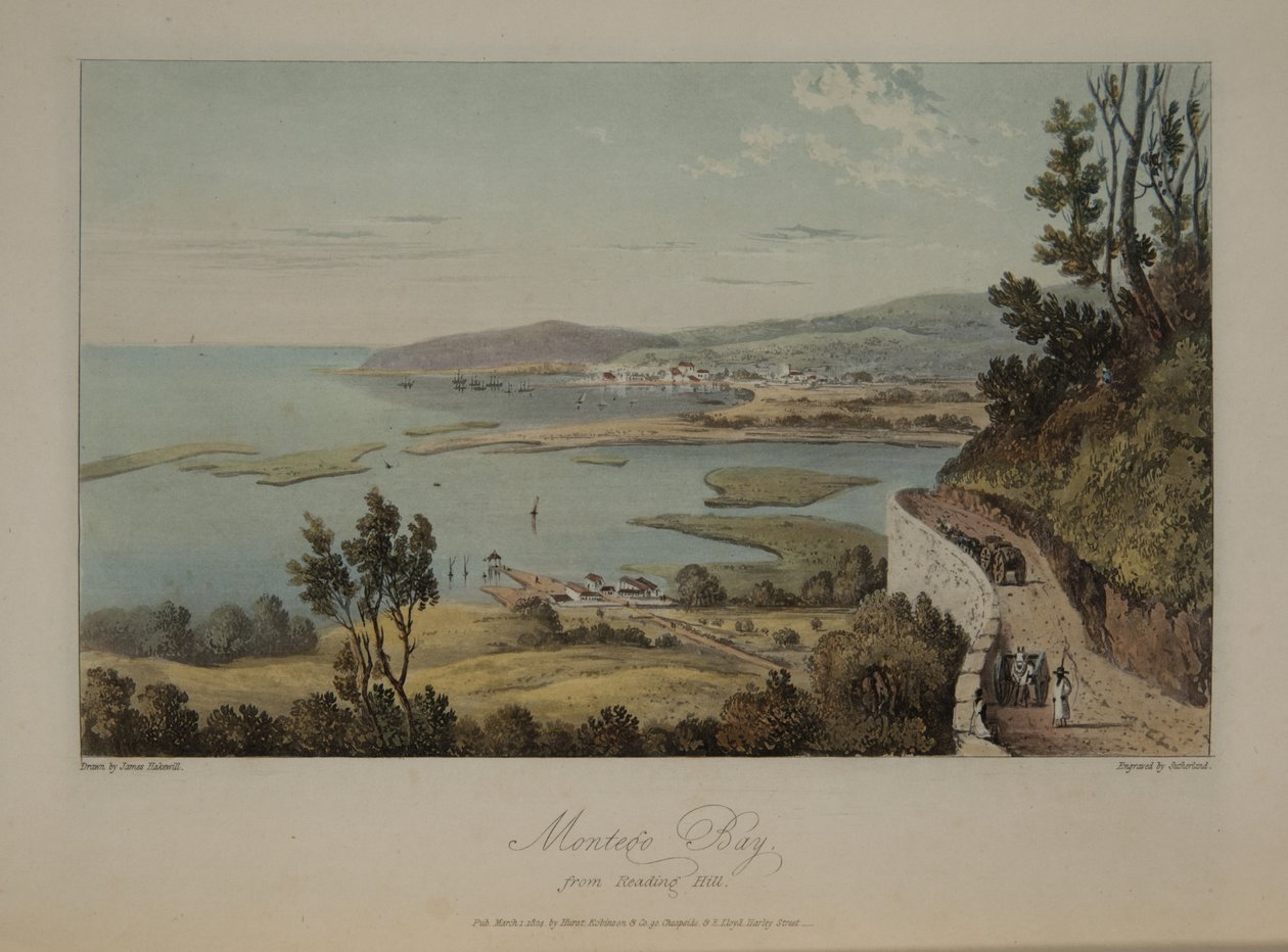 Montego Bay från Reading Hill av James Hakewill