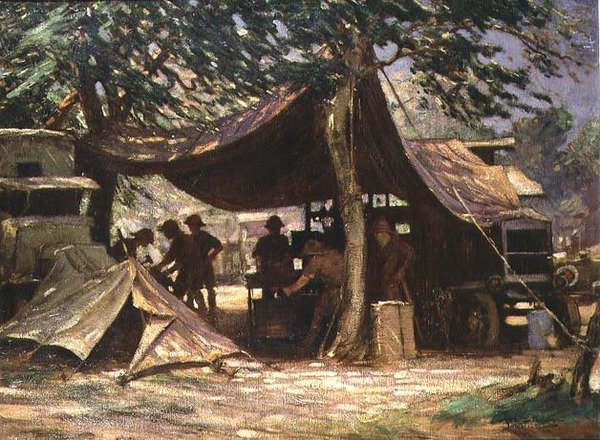 The Motor Transport Repair Workshop, Sydafrika av James Hamilton Mackenzie