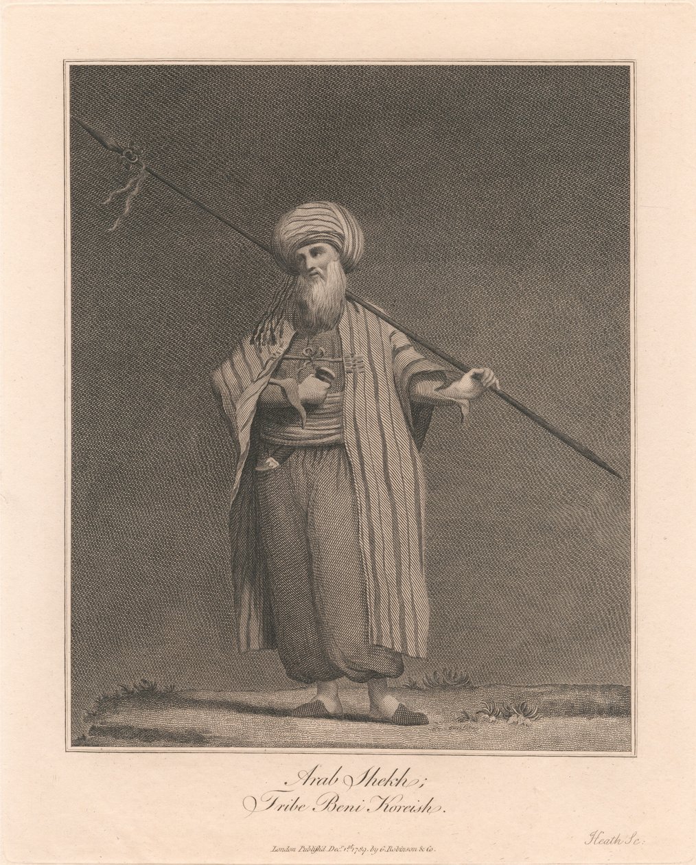Arab Shekh, Beni Koreish-stammen av James Heath