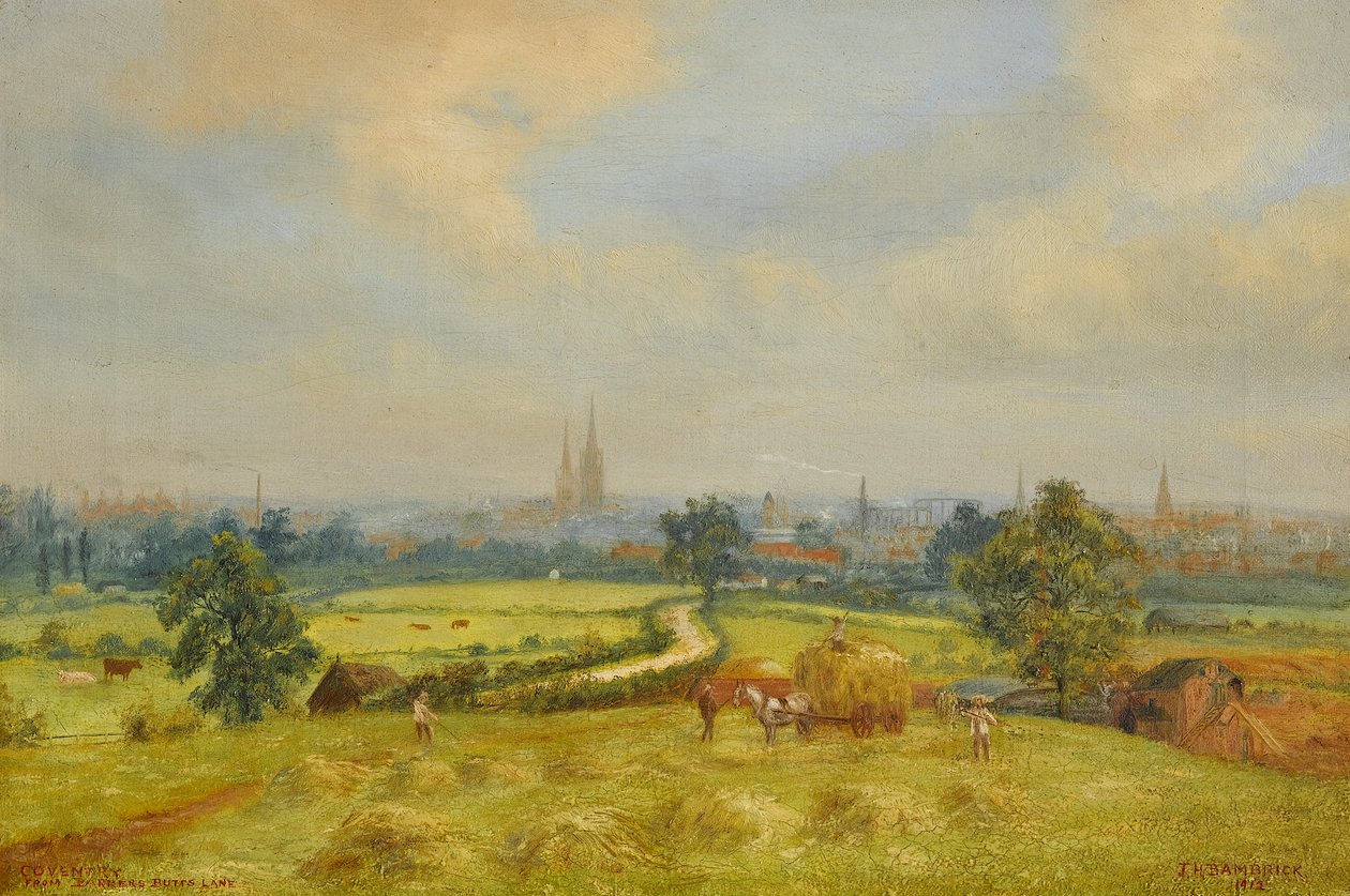Coventry från Barkers Butts Lane av James Henry Bambrick