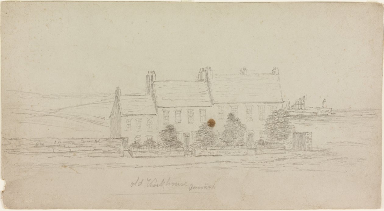 Old Workhouse, Ocean Road (penna på kort) av James Henry Cleet