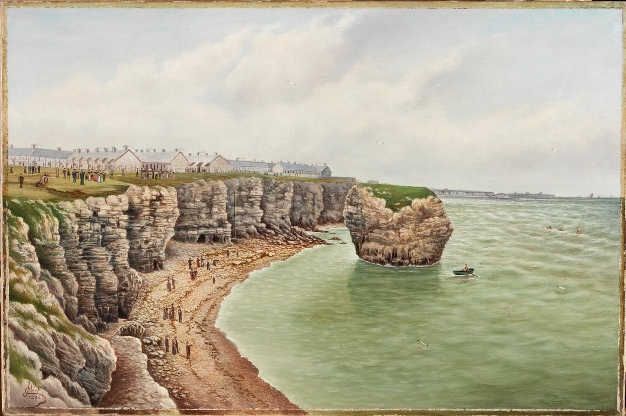 Räddning nära Souter Point, 1896 av James Henry Cleet