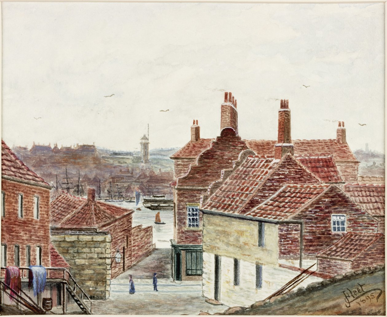 Salmons Lane från Ballast Railway (akvarell och kroppsfärg på papper) av James Henry Cleet
