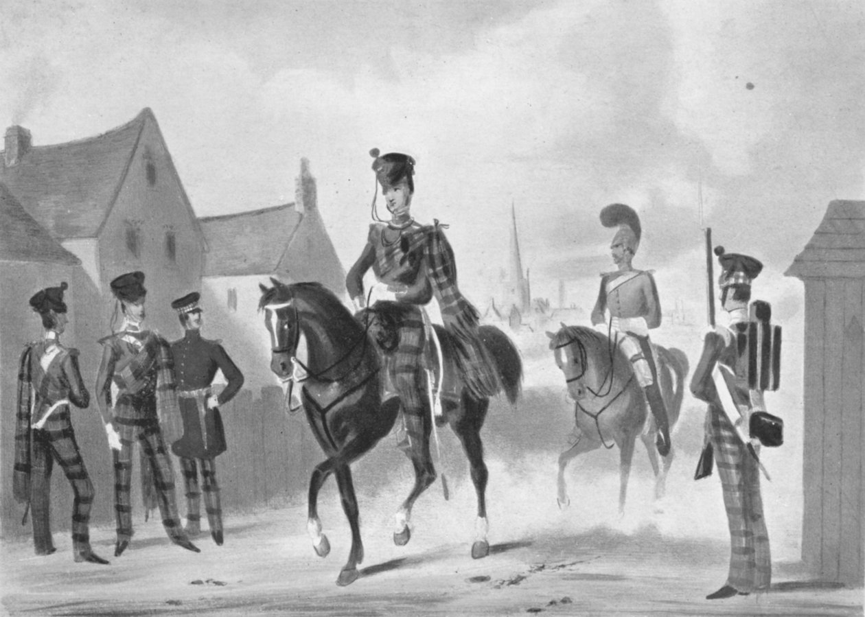 71:a Highland Light Infantry Regiment Review Order, c1840 1909 av James Henry Lynch
