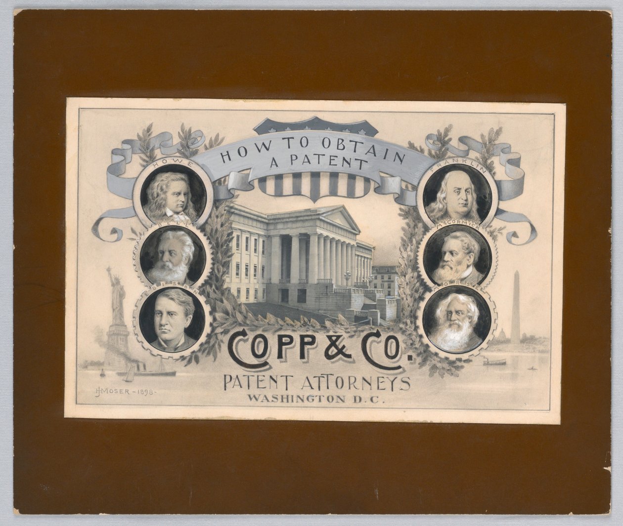 Design för en halvtonsgravering: Hur man skaffar ett patent, Copp & Co. Patent Attorneys, Washington, D.C. av James Henry Moser