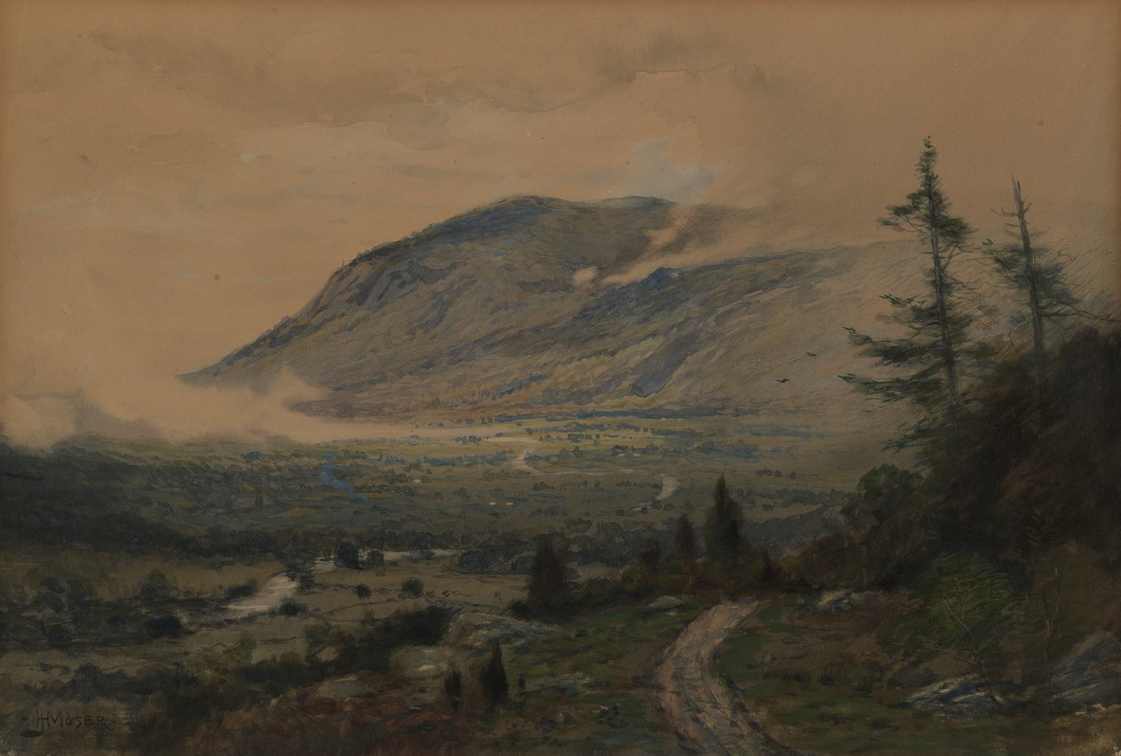 Berg och dal, 1893. av James Henry Moser