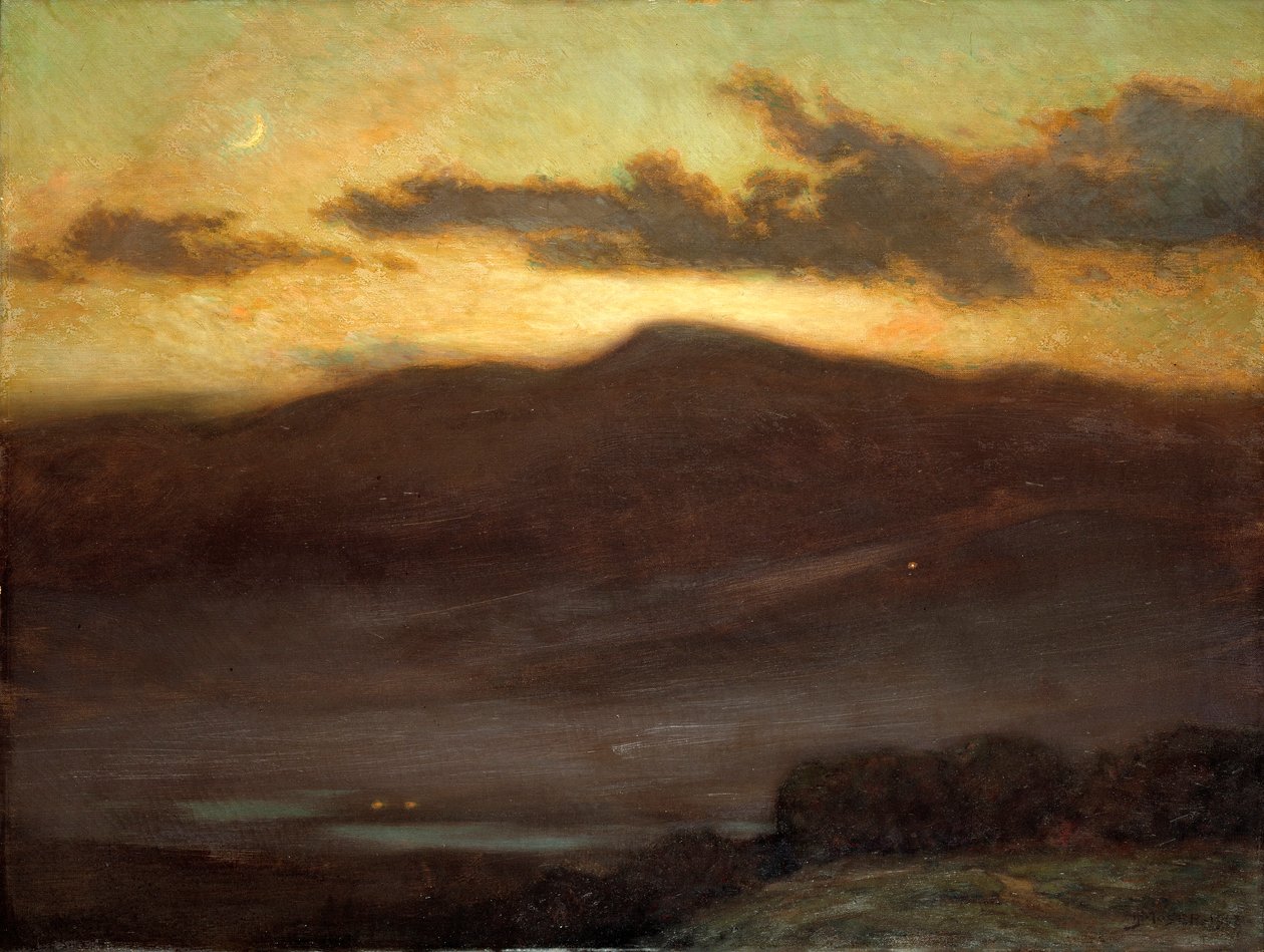 Solnedgång, Mount McIntyre av James Henry Moser