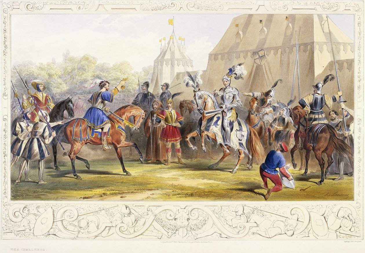 Utmaningen, 1843 av James Henry Nixon