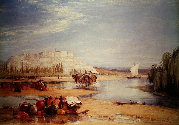 Cambria, Portugal (olja på duk) av James Holland