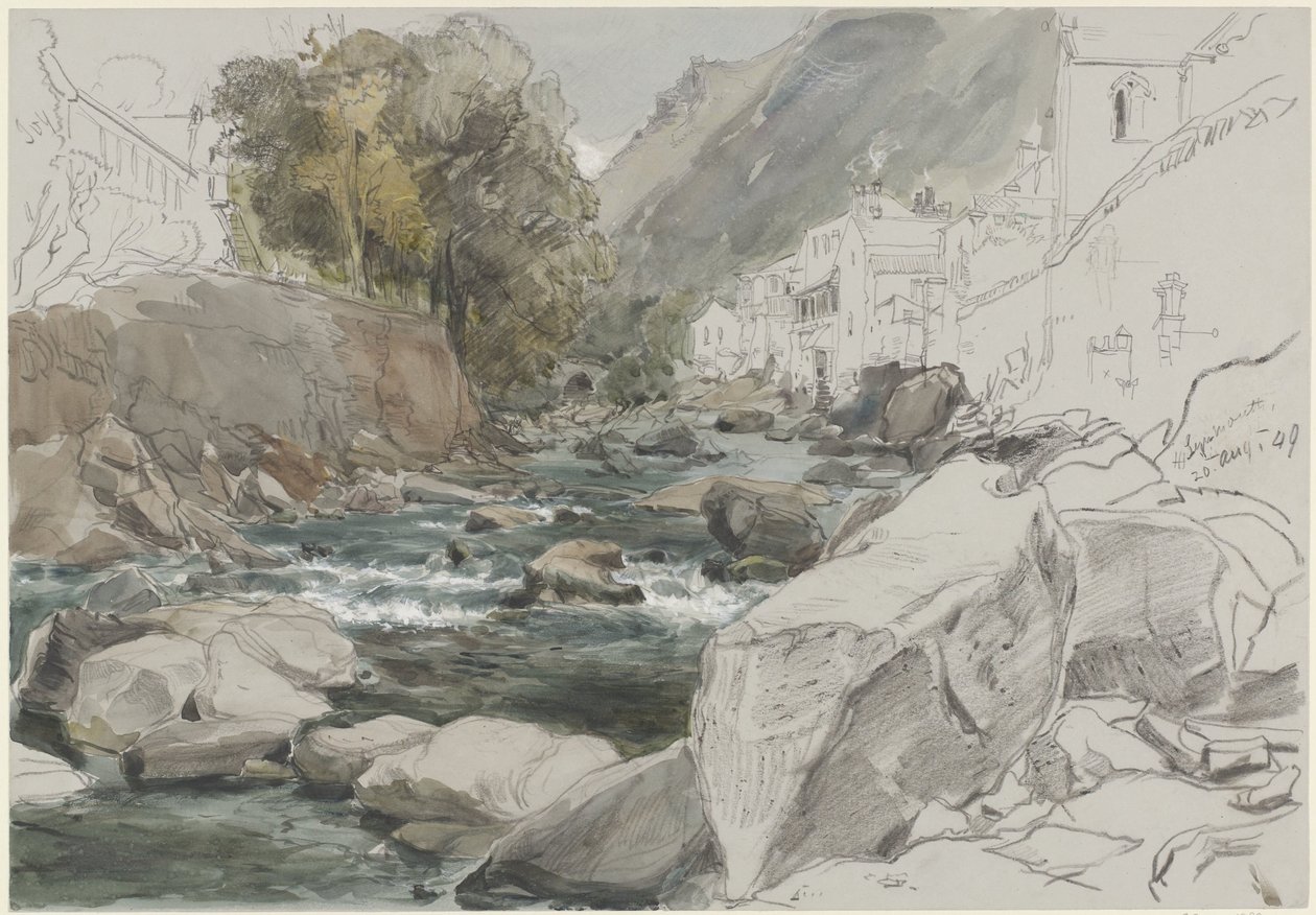 Face i Lynmouth, Devon av James Holland