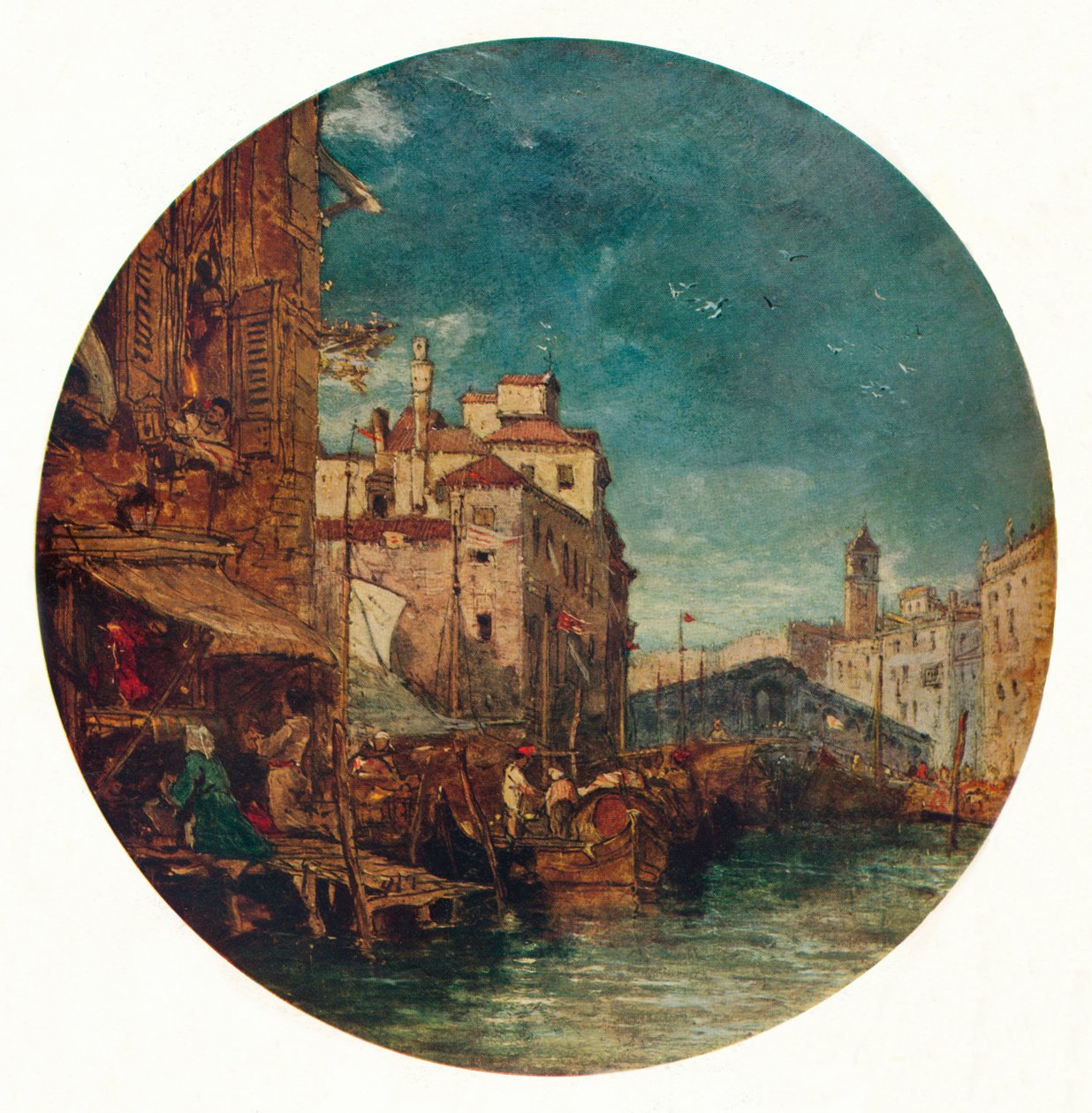 Canal Grande, Venedig, c1850 av James Holland