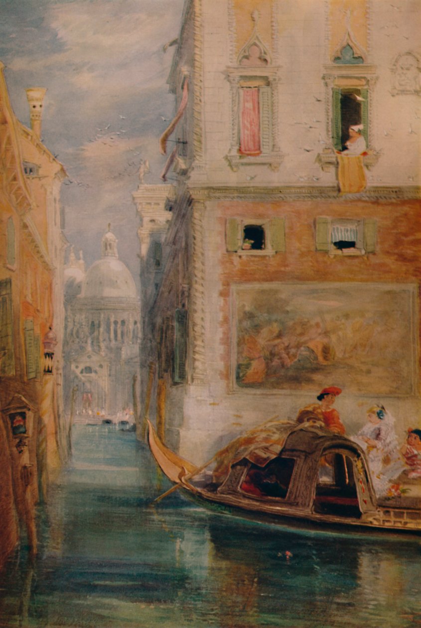 Gondolen, Venedig, 1865, 1935 av James Holland