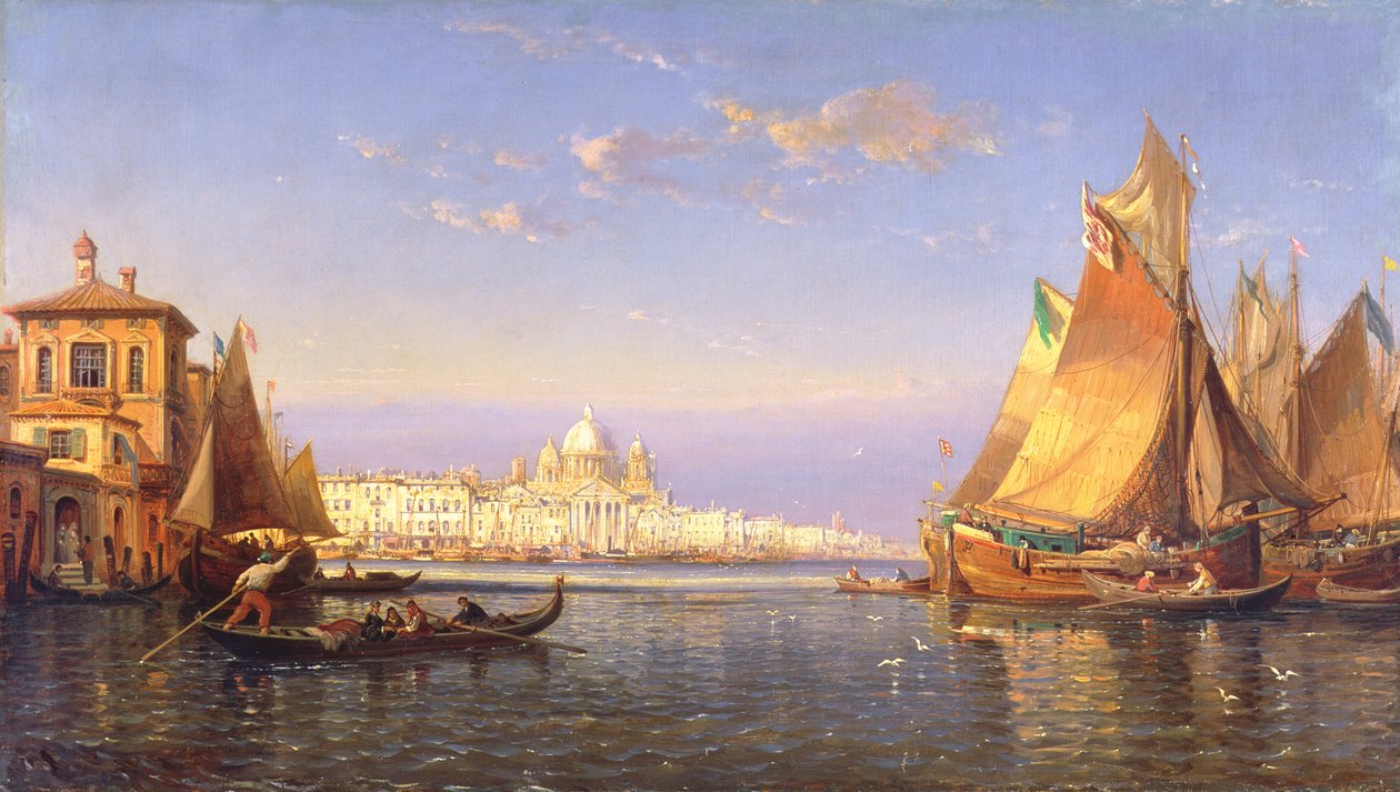 Venedig, ca 1850 (olja på duk) av James Holland